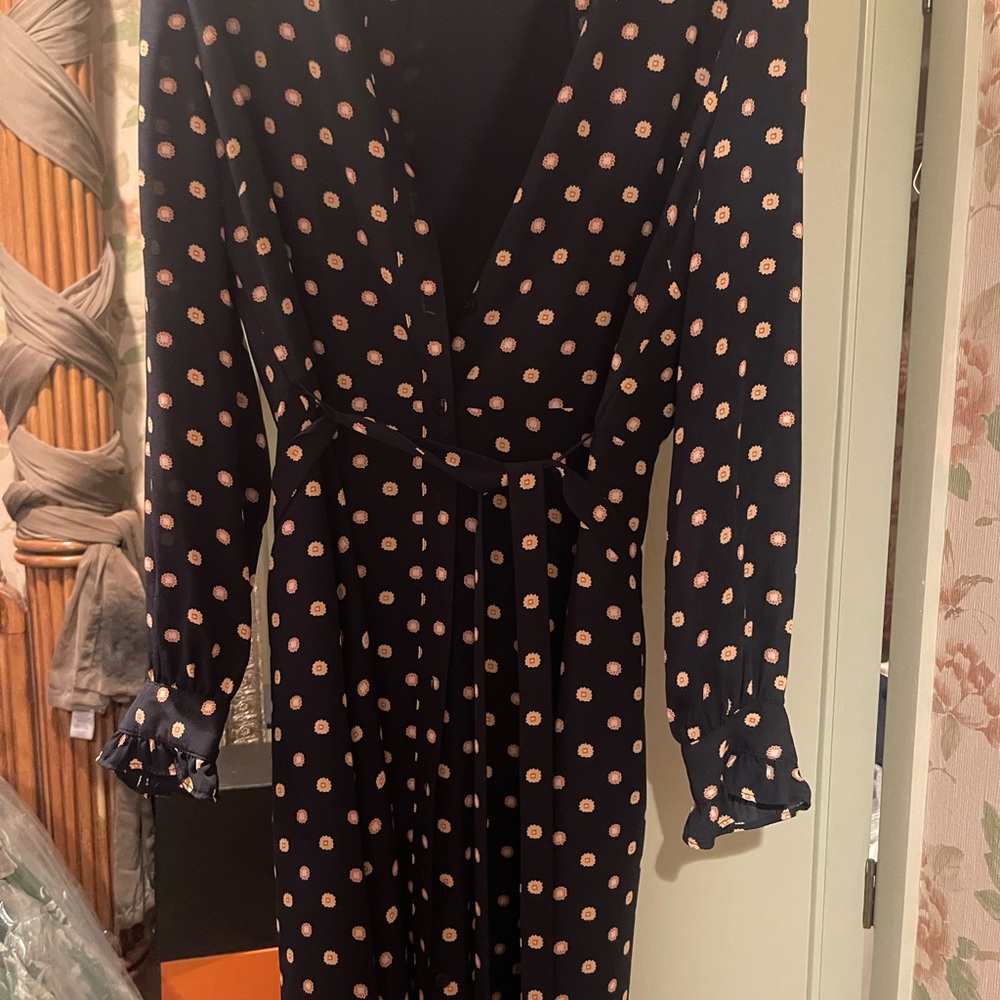 Polka Dot Long Sleeve Dress